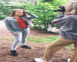 She designs mixture of Lip-syncing, transition and challenge videos on TikTok.